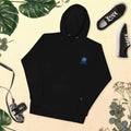 Unisex hoodie with soft fabric, front pouch pocket, and warm hood, made from cotton blend for cozy streetwear style